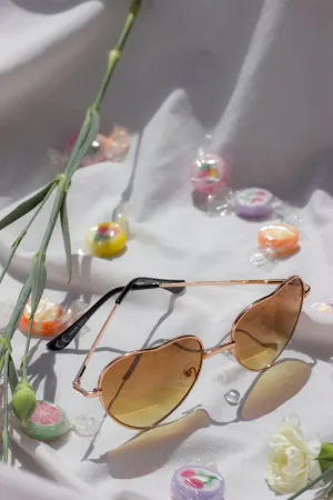 Tint Heart Frame Sunglasses