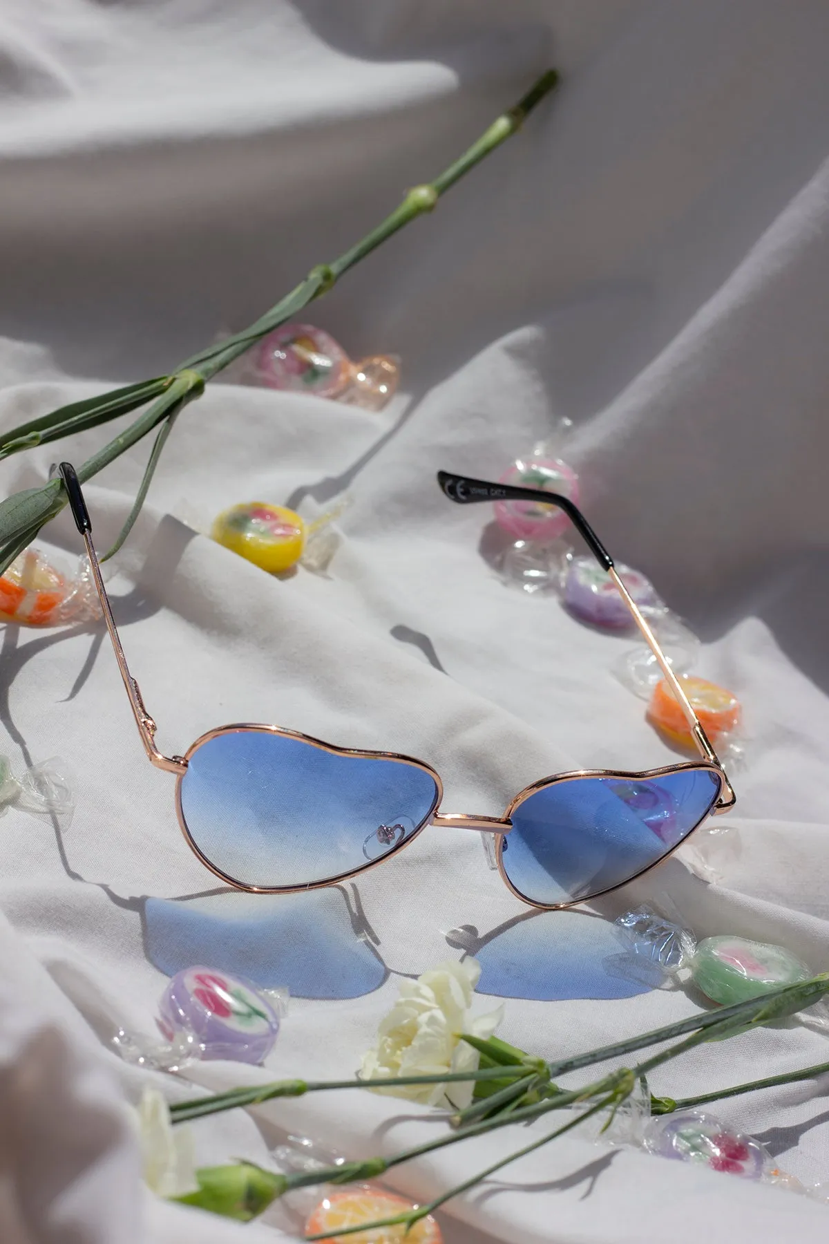 Tint Heart Frame Sunglasses