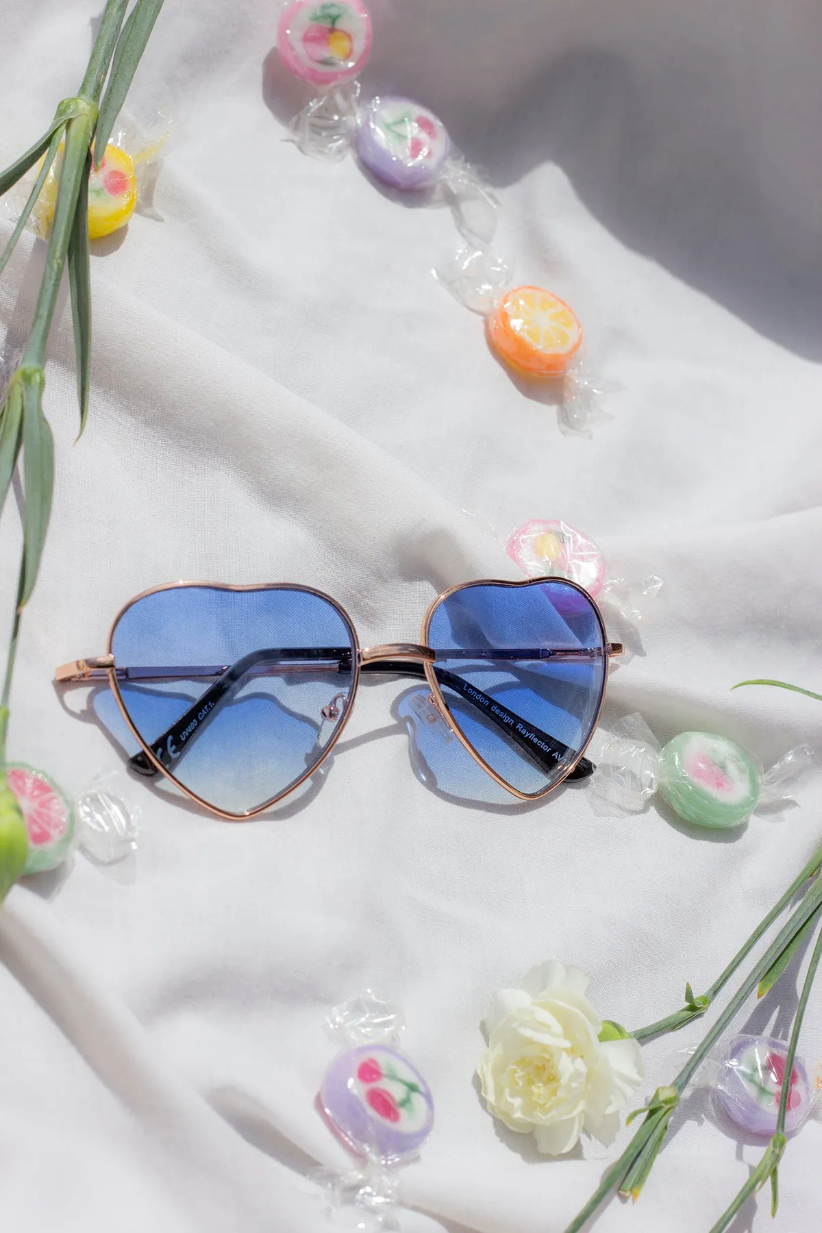 Tint Heart Frame Sunglasses