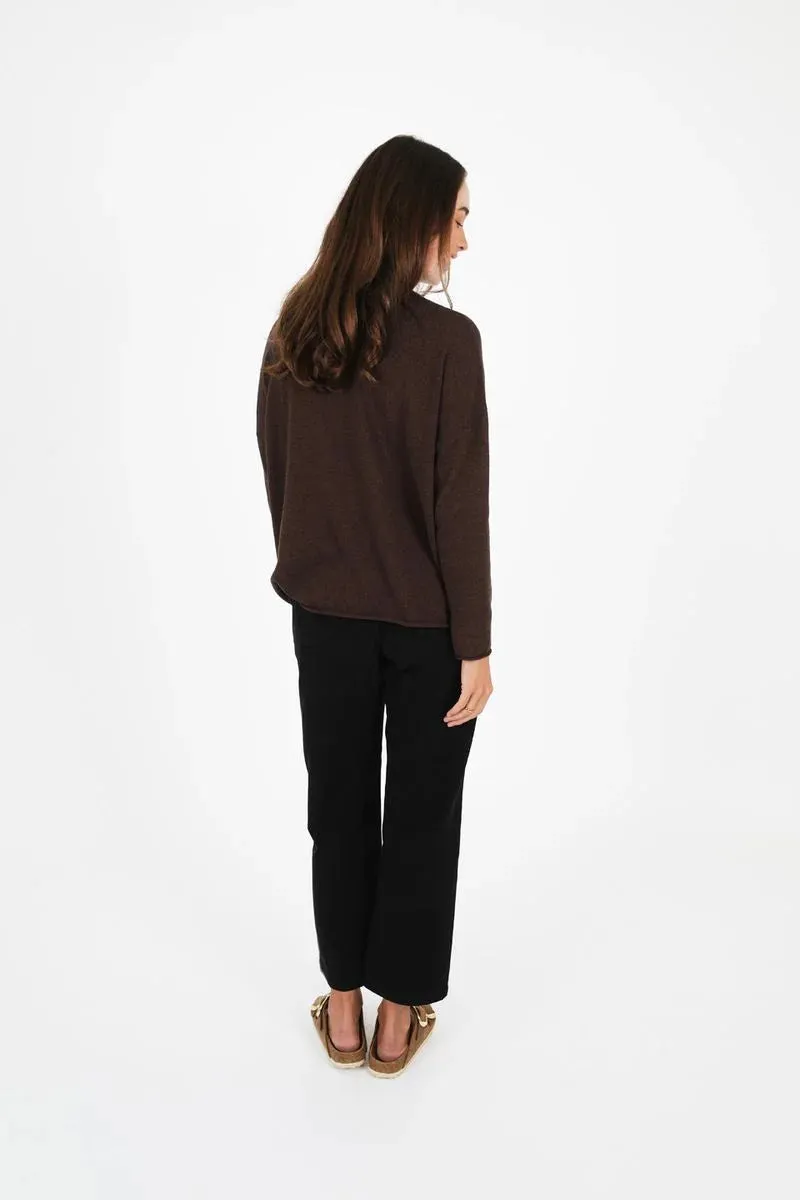 TITCHIE SPIRIT SWEATER ESPRESSO