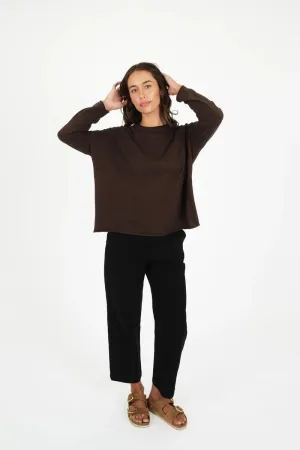 TITCHIE SPIRIT SWEATER ESPRESSO