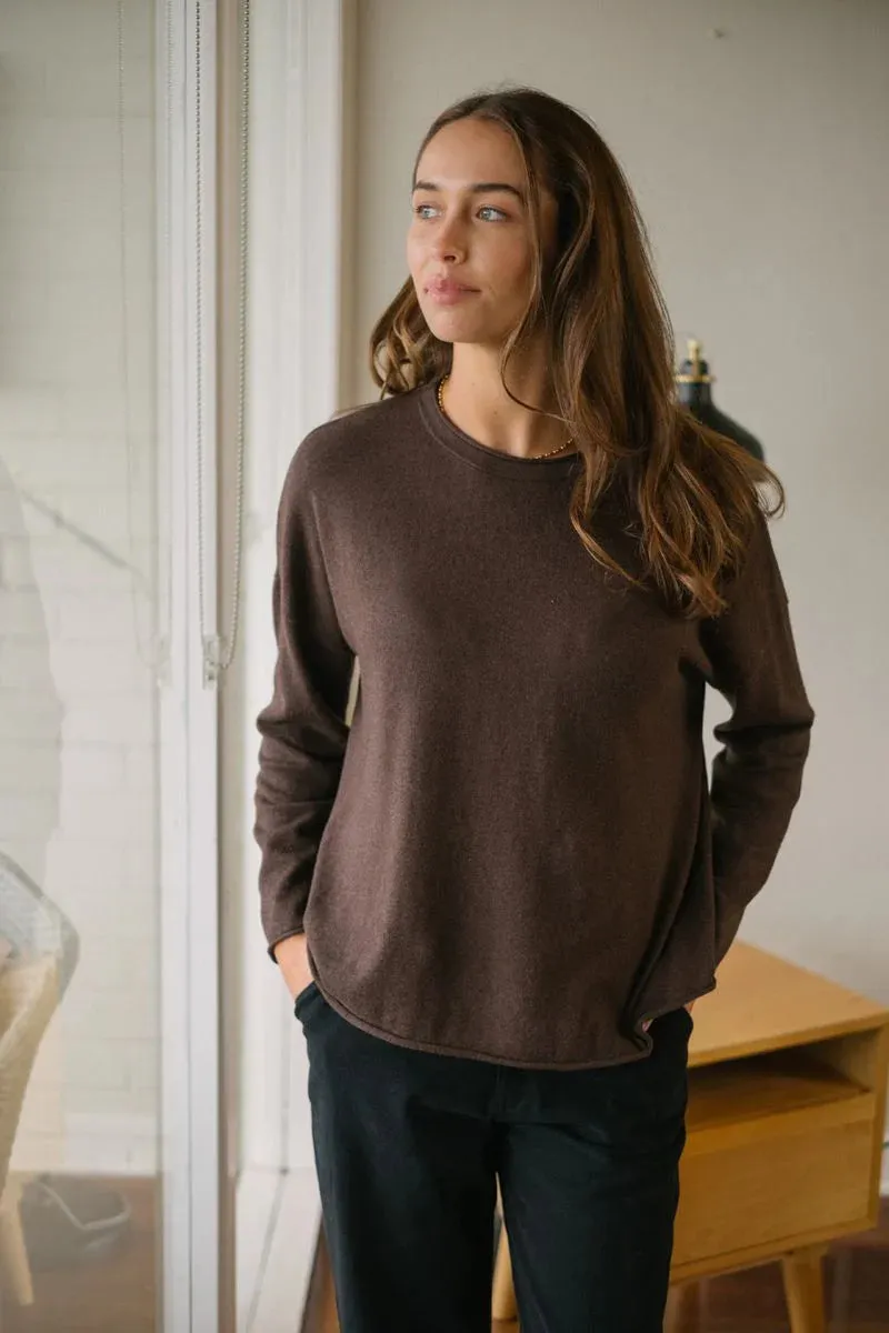 TITCHIE SPIRIT SWEATER ESPRESSO