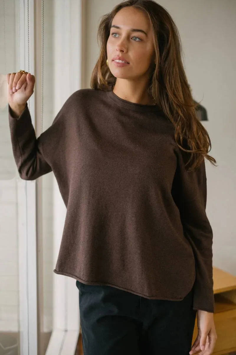 TITCHIE SPIRIT SWEATER ESPRESSO