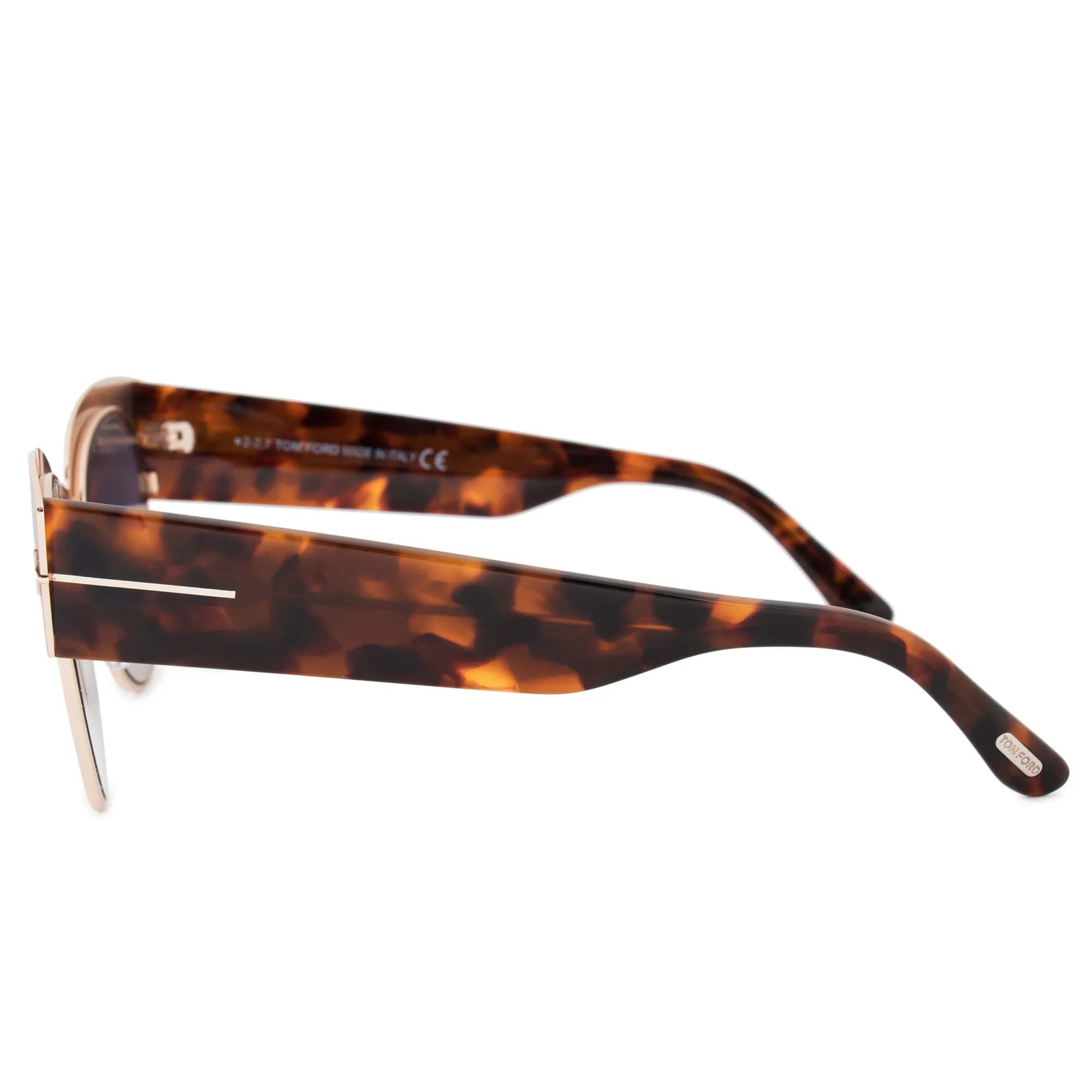 Tom Ford Alexandra Cat Eye Sunglasses FT0607 74B 51