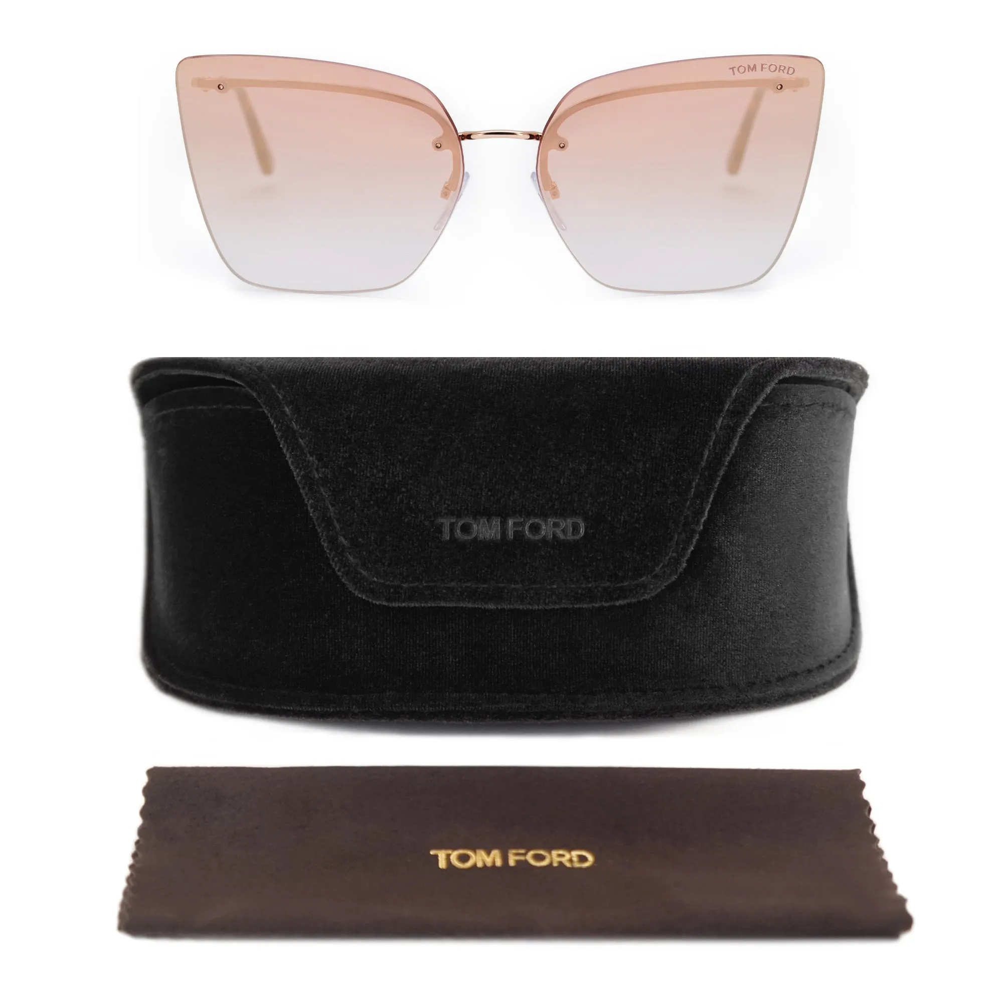 Tom Ford Cat Eye Sunglassses FT0682 33G 63