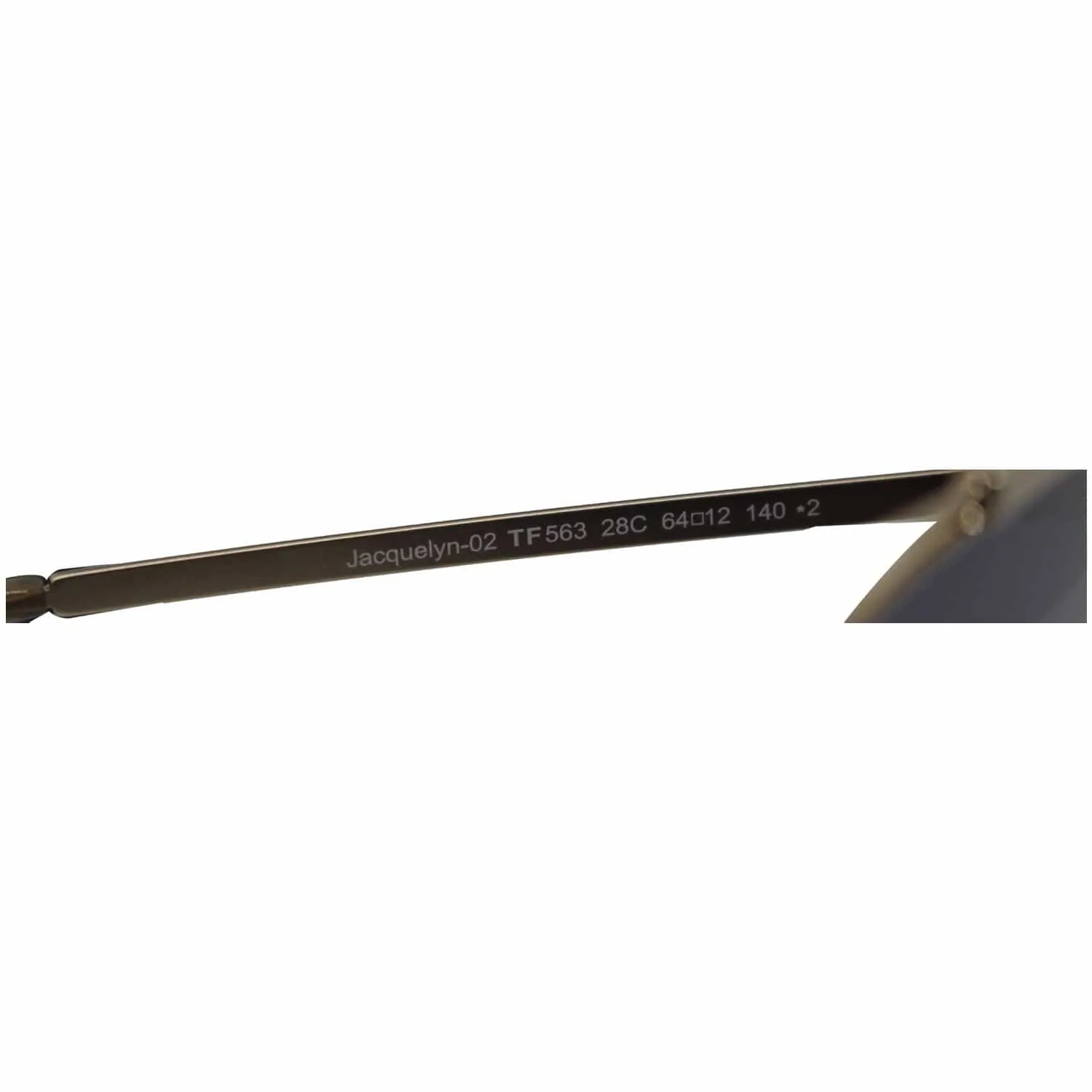 Tom Ford FT0563 28C Jacquelyn Women Sunglasses Smoke Mirror Lens