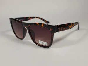 Tommy Hilfiger Kim Squared Sunglasses Brown Tortoise Frame Brown Gradient Lens WP OL450