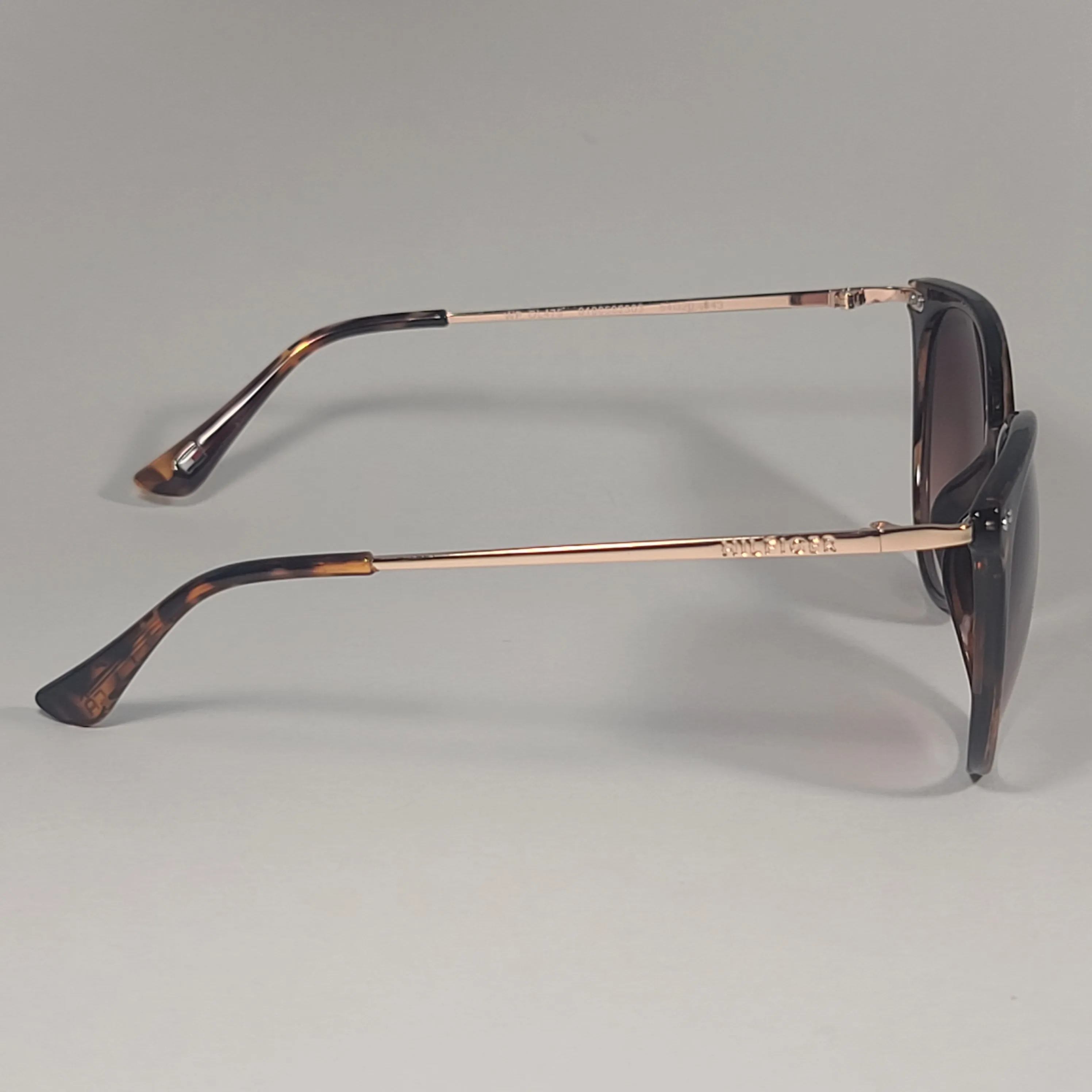 Tommy Hilfiger "Bellatrix" WP OL475 Sunglasses Brown Tortoise And Gold Frame Brown Gradient Lens