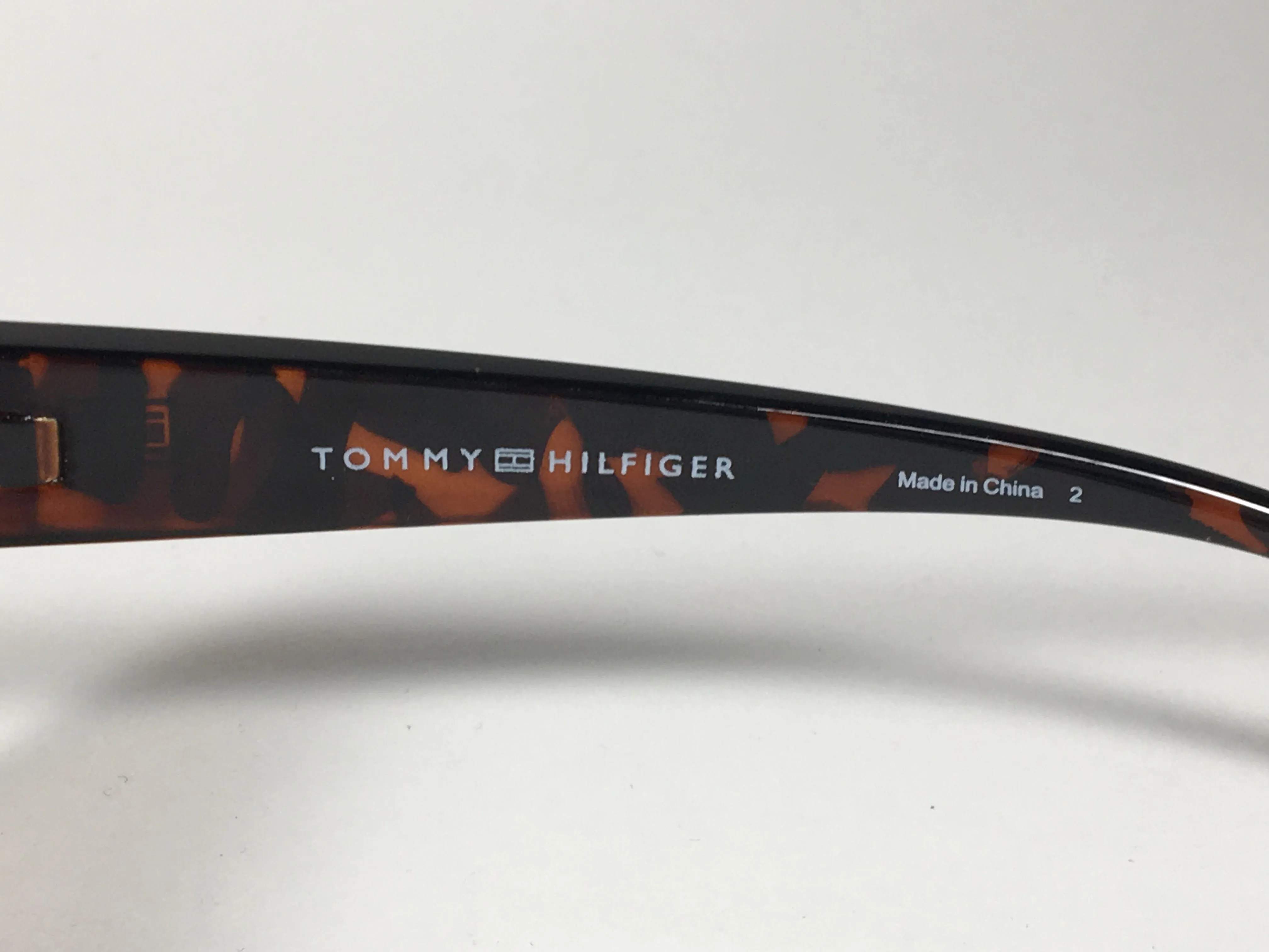 Tommy Hilfiger "Trista" WP OL33 Vented Oversize Sunglasses Brown Tortoise Frame Brown Gradient Lens
