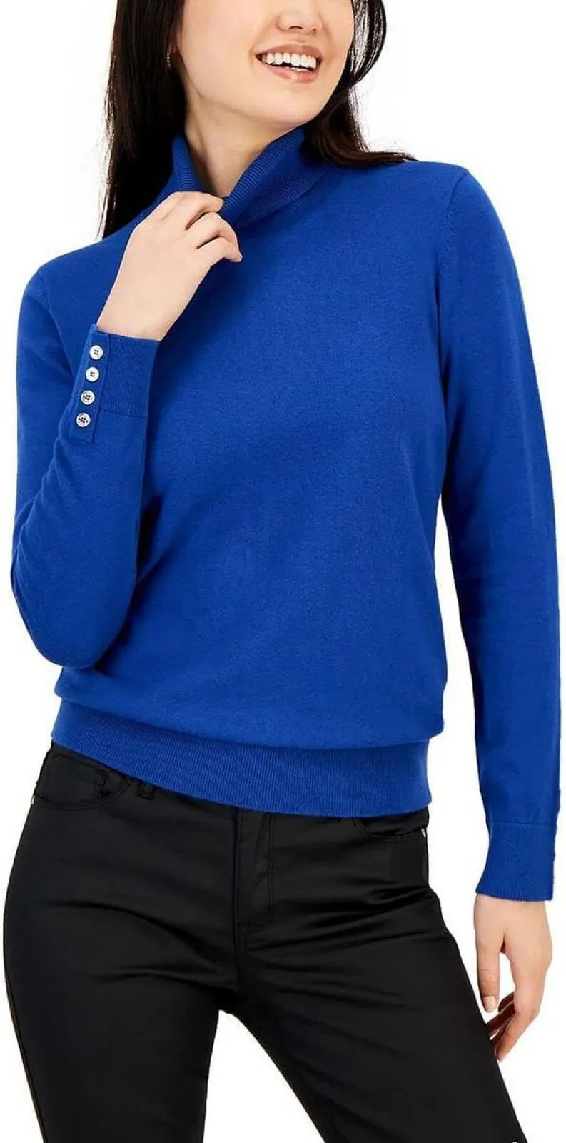 Tommy Hilfiger Women's Casual Long Sleeve Cable Knit Sweater J2XS0583