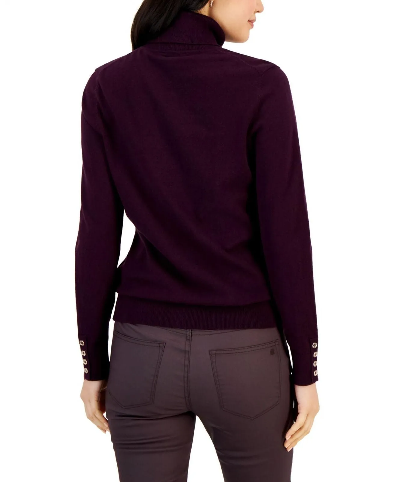 Tommy Hilfiger Women's Casual Long Sleeve Cable Knit Sweater J2XS0583