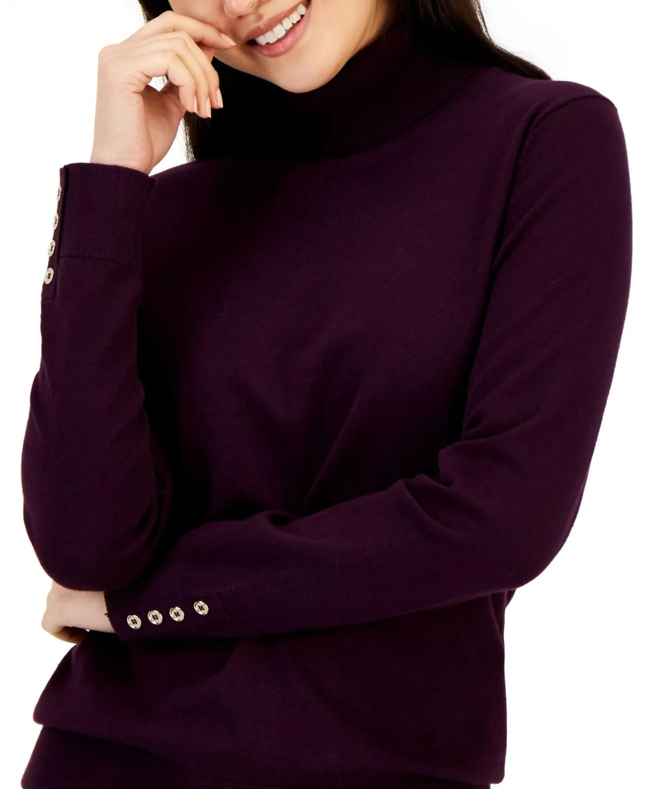 Tommy Hilfiger Women's Casual Long Sleeve Cable Knit Sweater J2XS0583