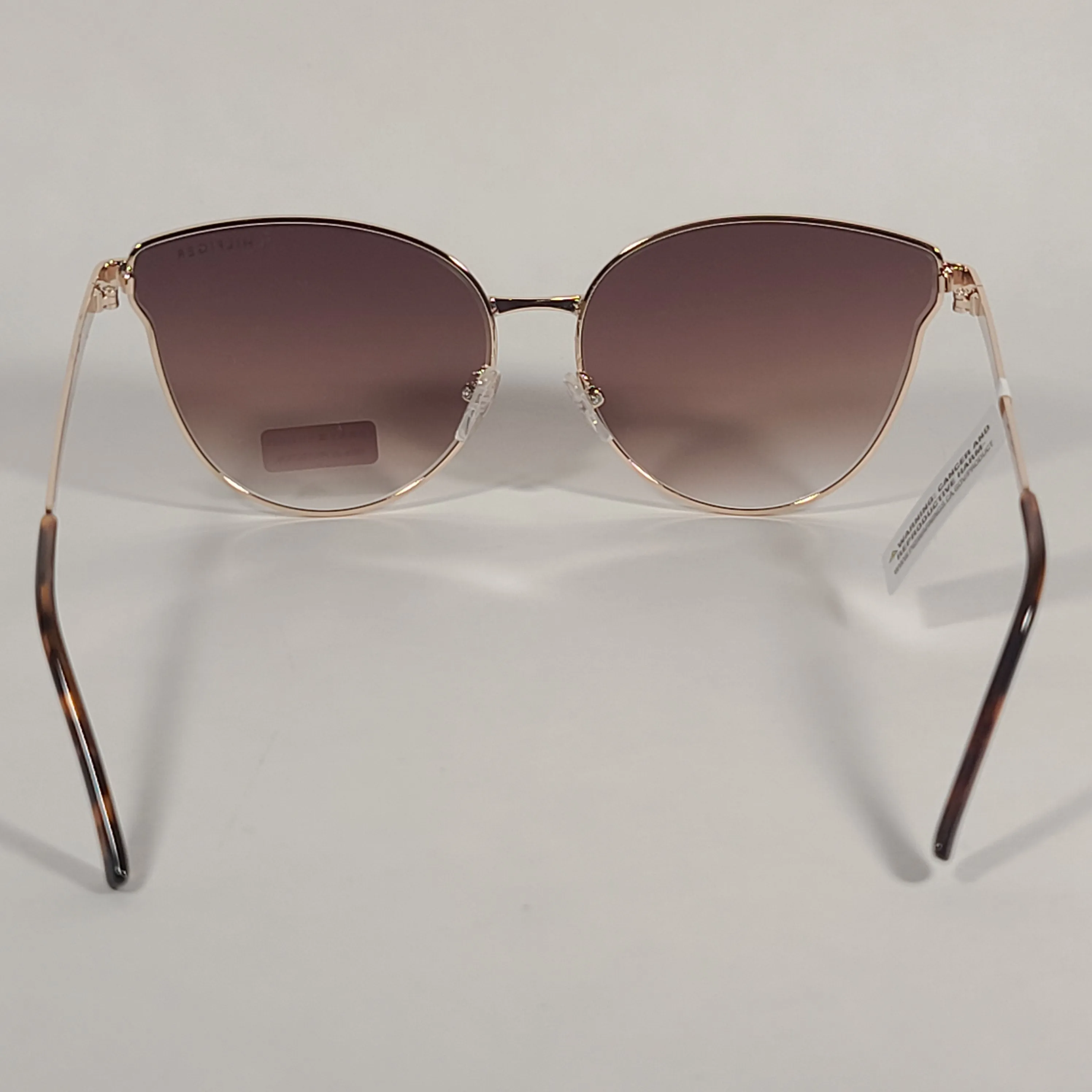 Tommy Hilfiger Zendaya Cat Eye Sunglasses Gold Frame Brown Gradient Lens ZENDAYA WM OL482