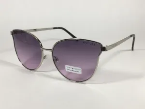 Tommy Hilfiger Zendaya Cat Eye Sunglasses Silver Frame Purple Gradient Lens ZENDAYA WM OL482