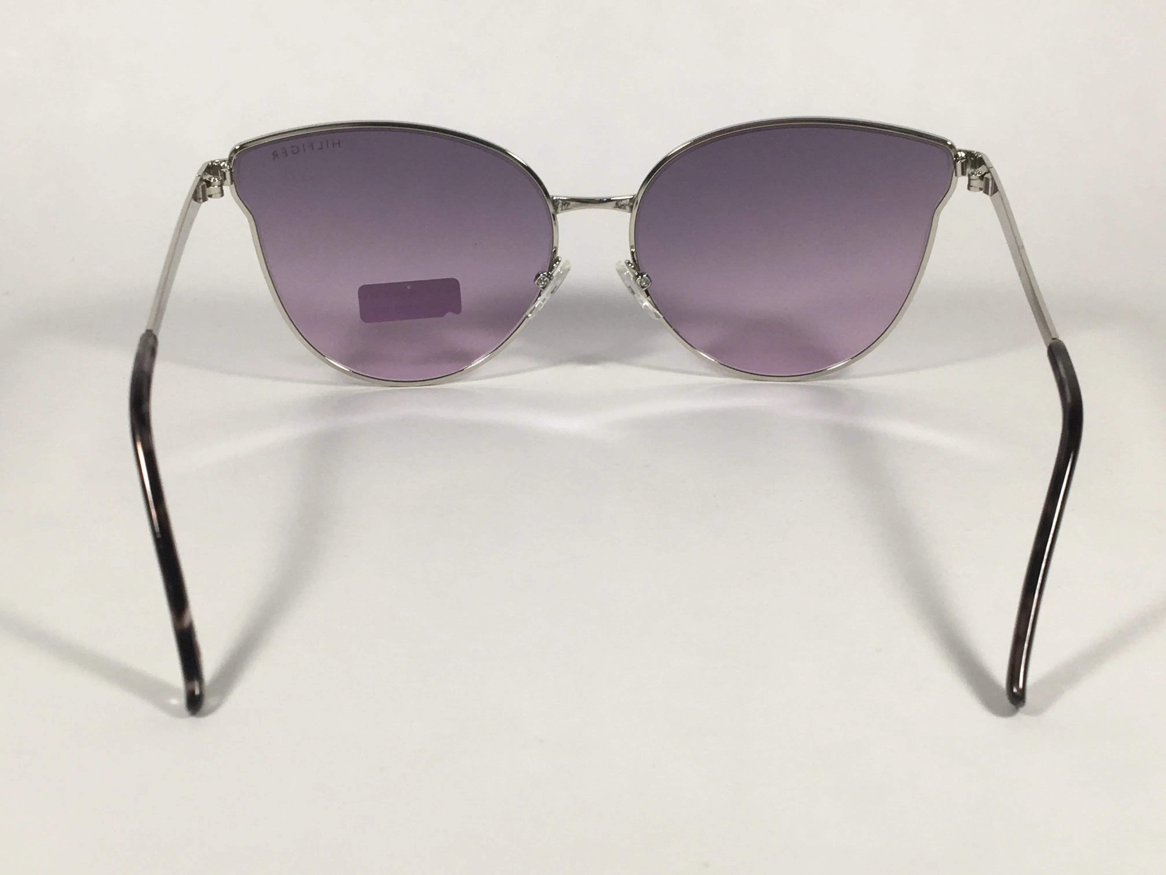 Tommy Hilfiger Zendaya Cat Eye Sunglasses Silver Frame Purple Gradient Lens ZENDAYA WM OL482