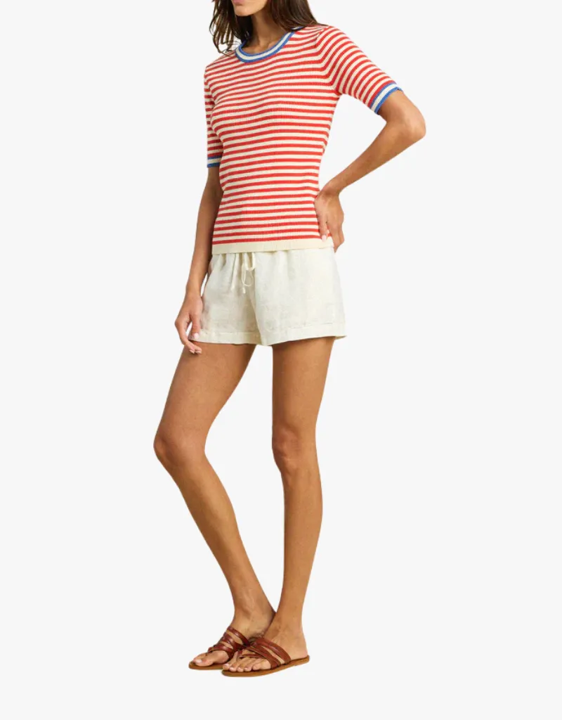 Trovata Farrah Sweater in Red Stripe