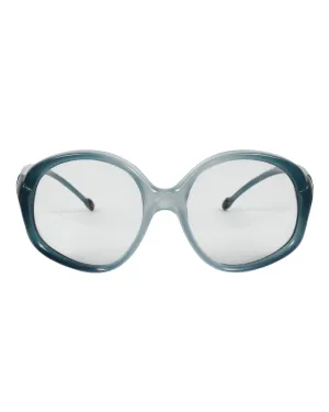 Turquoise blue vintage sunglasses