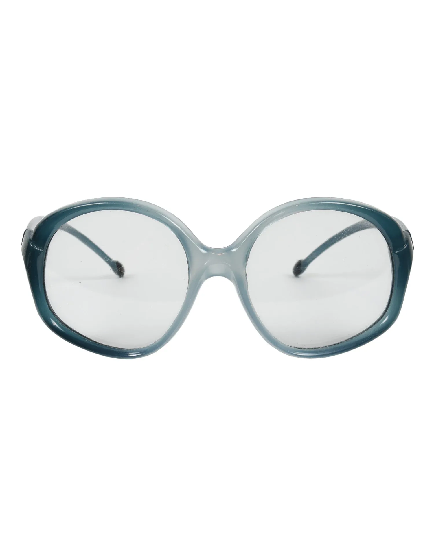 Turquoise blue vintage sunglasses