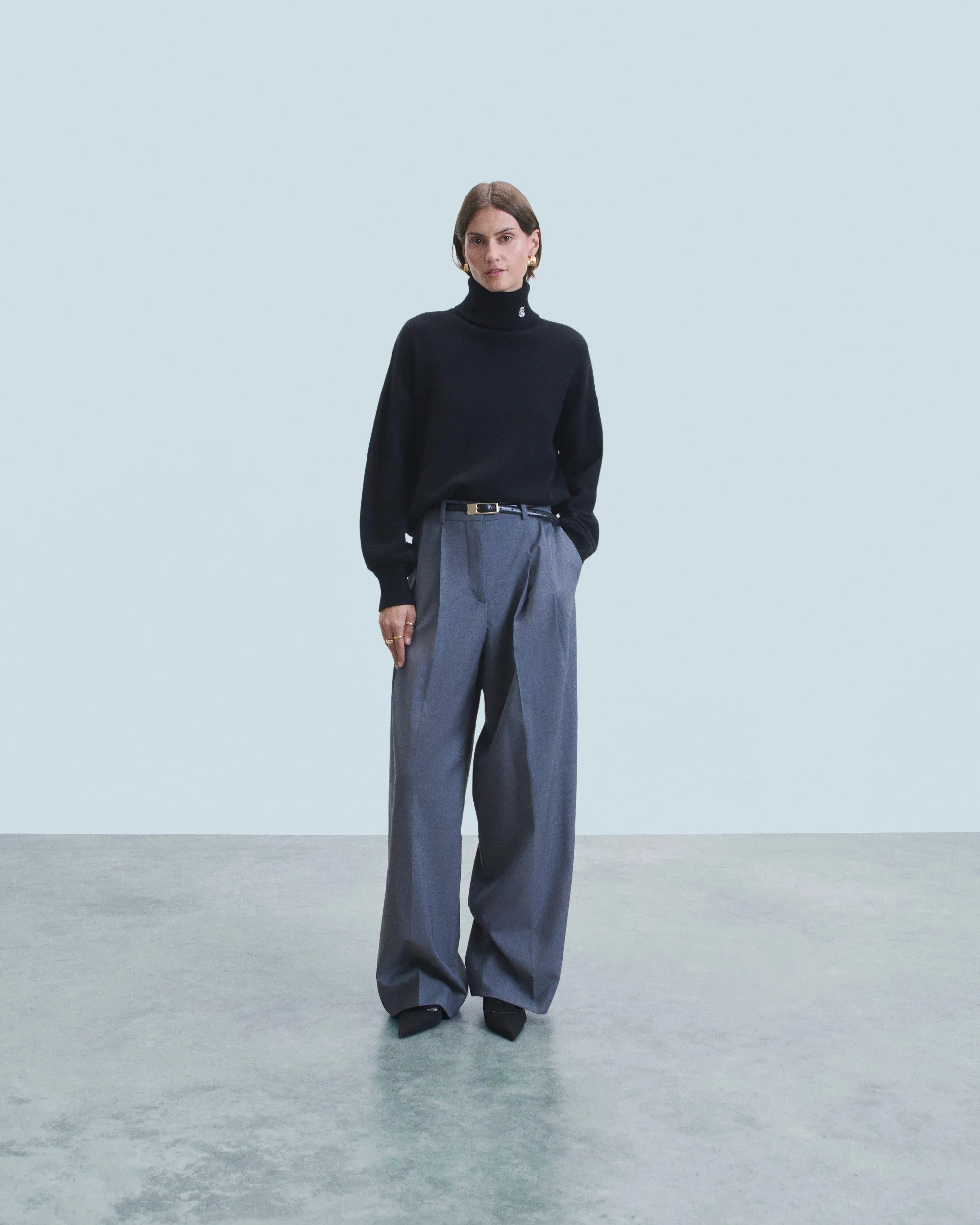 Turtleneck Sweater (H24 / WOMEN / Black)