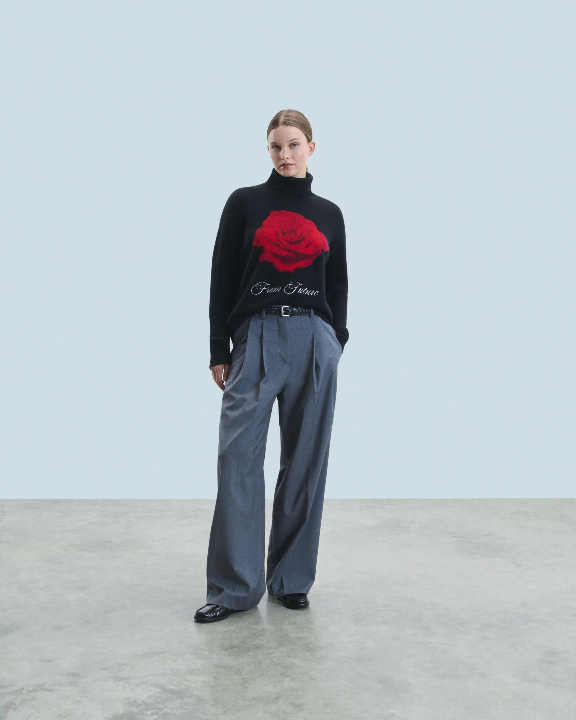 Turtleneck Sweater (H24 / WOMEN / Black)