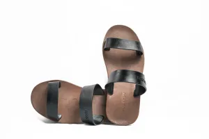 Twin Brown Sole Black Strap