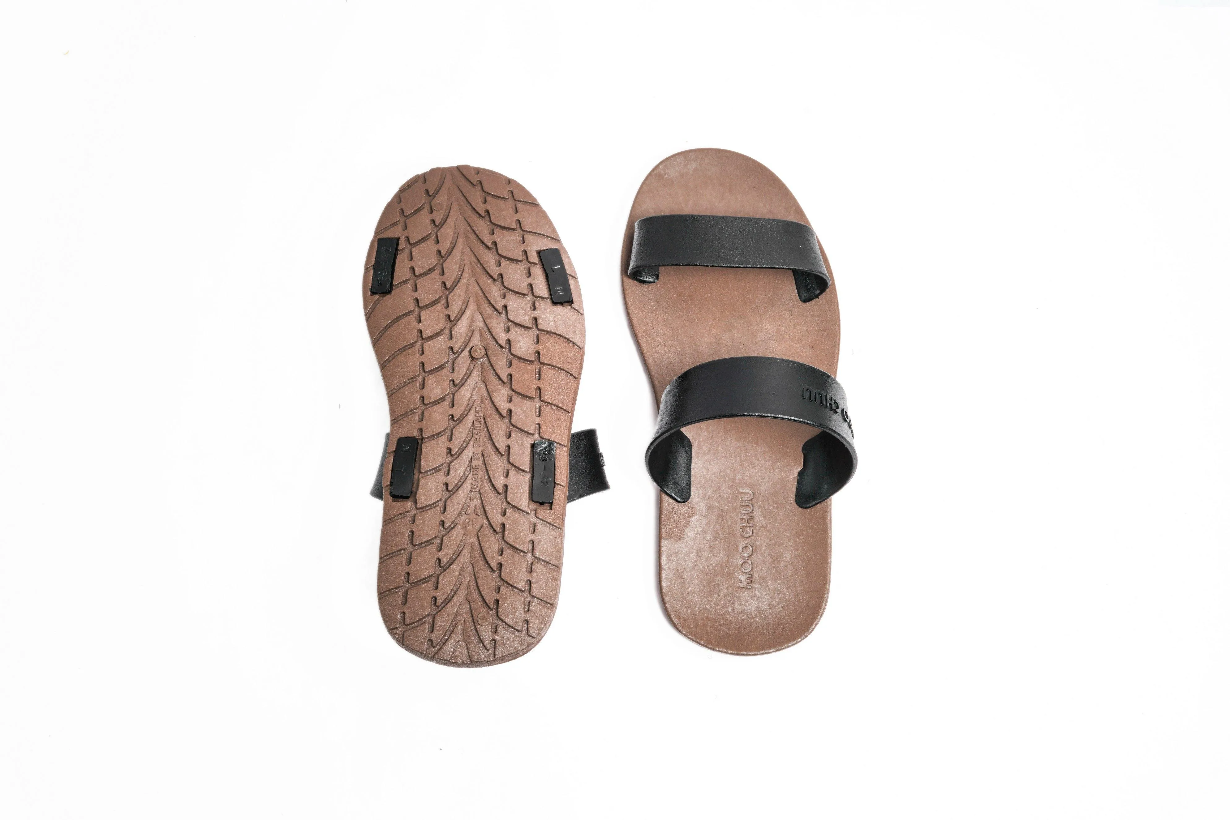 Twin Brown Sole Black Strap