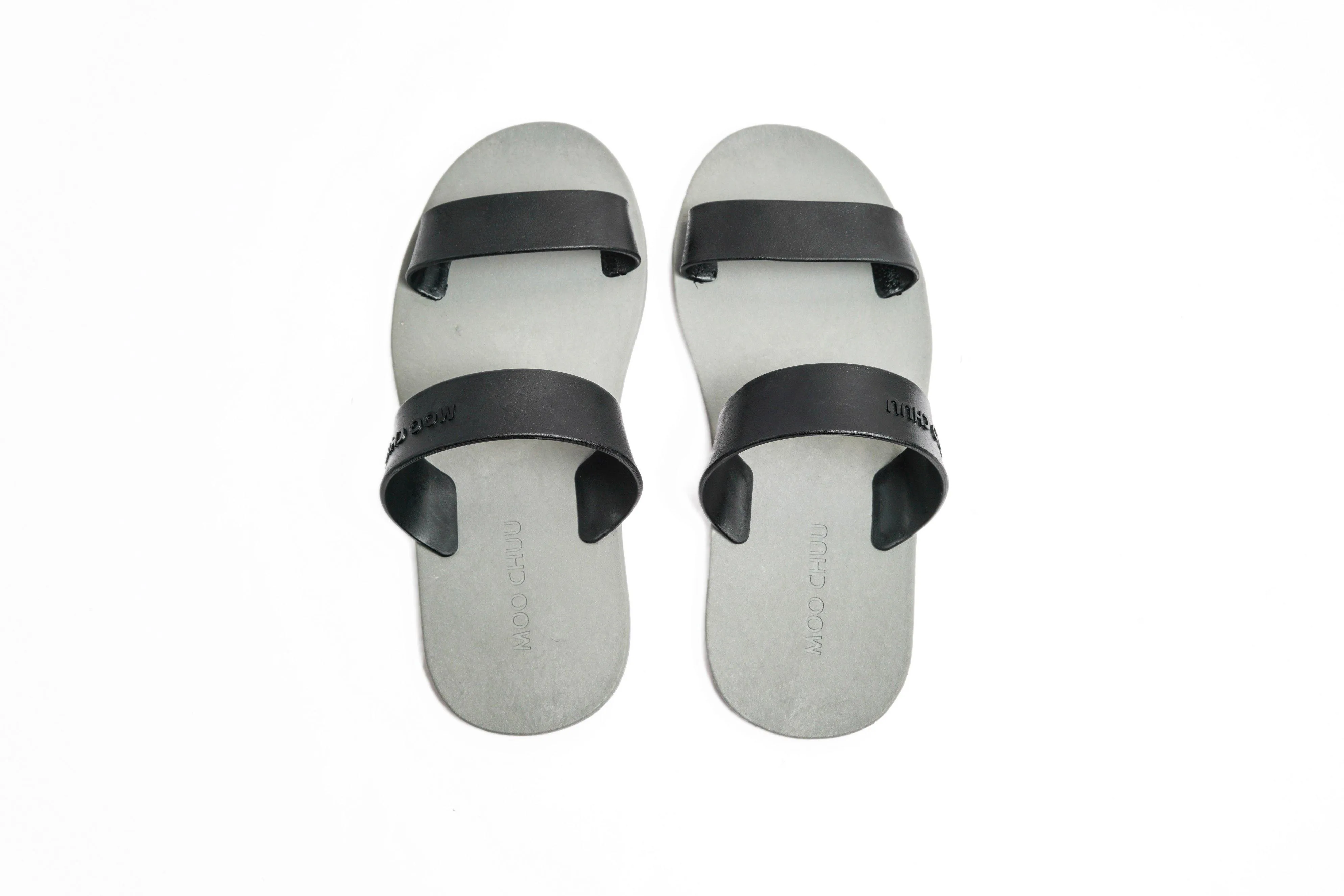 Twin Grey Sole Black Strap