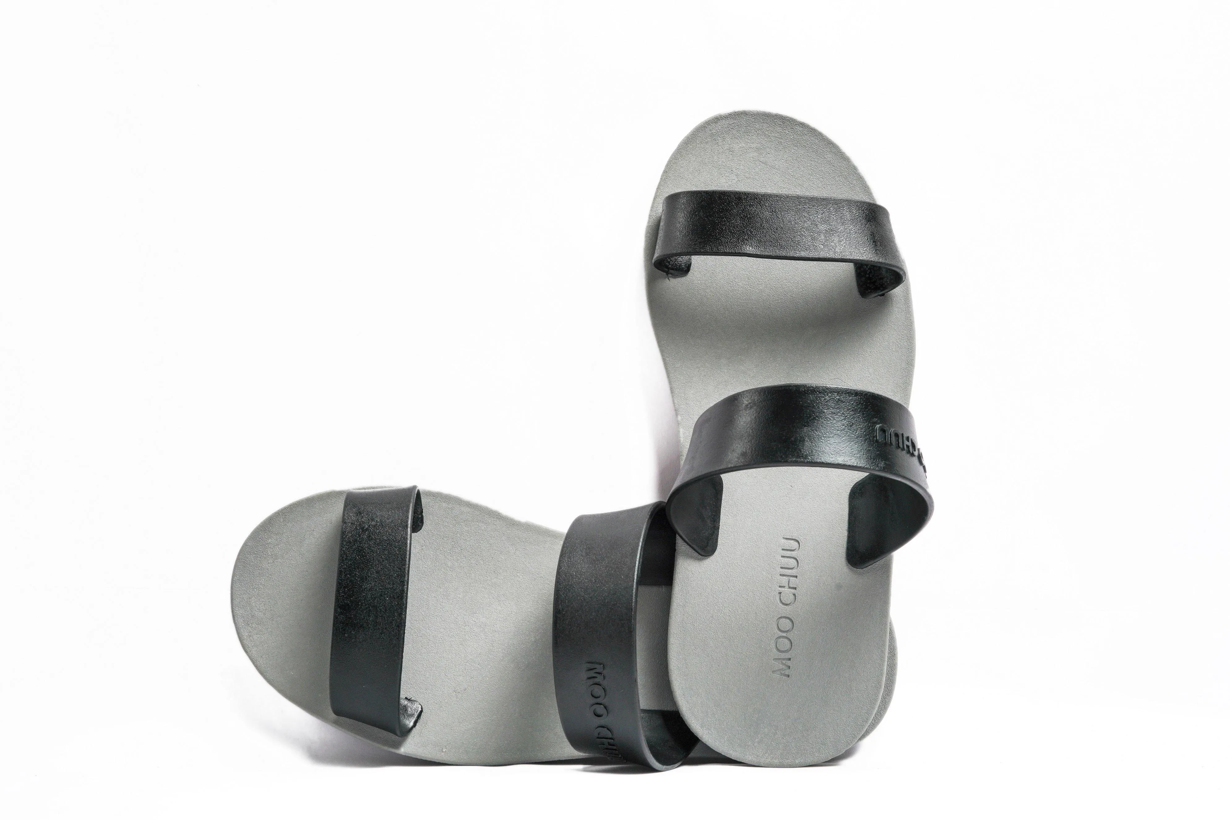 Twin Grey Sole Black Strap