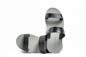 Twin Grey Sole Black Strap
