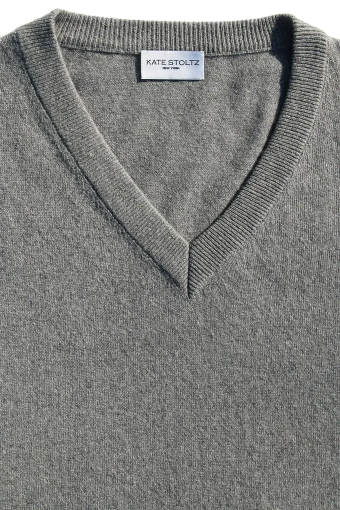 Ultimate Gray Regenerated Italian Cashmere Sweater