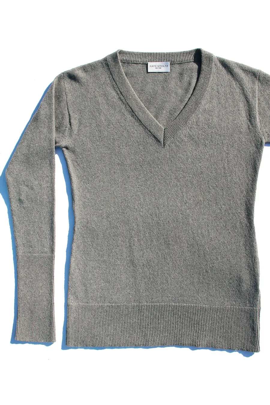 Ultimate Gray Regenerated Italian Cashmere Sweater