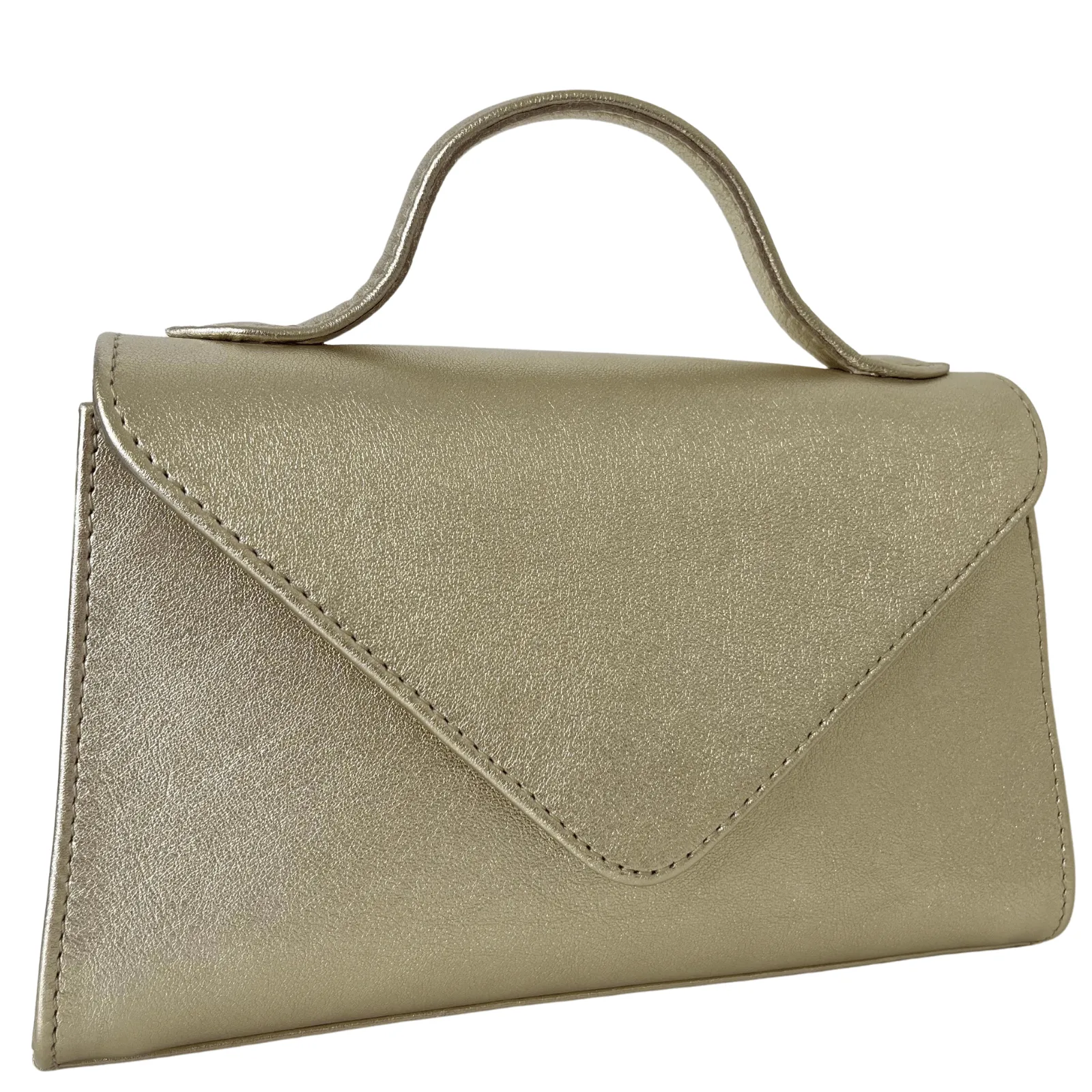 Unisa Zchiara Pale Gold Leather Bag