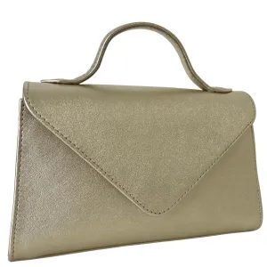 Unisa Zchiara Pale Gold Leather Bag