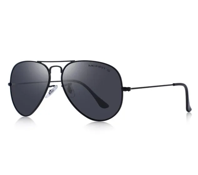 Unisex Classic Pilot Polarized Sunglasses UV400