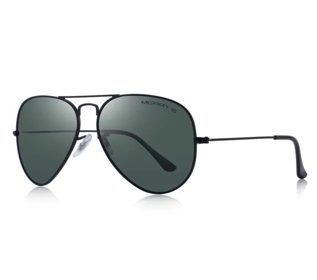 Unisex Classic Pilot Polarized Sunglasses UV400