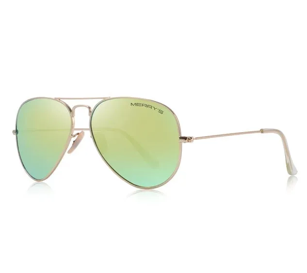 Unisex Classic Pilot Polarized Sunglasses UV400