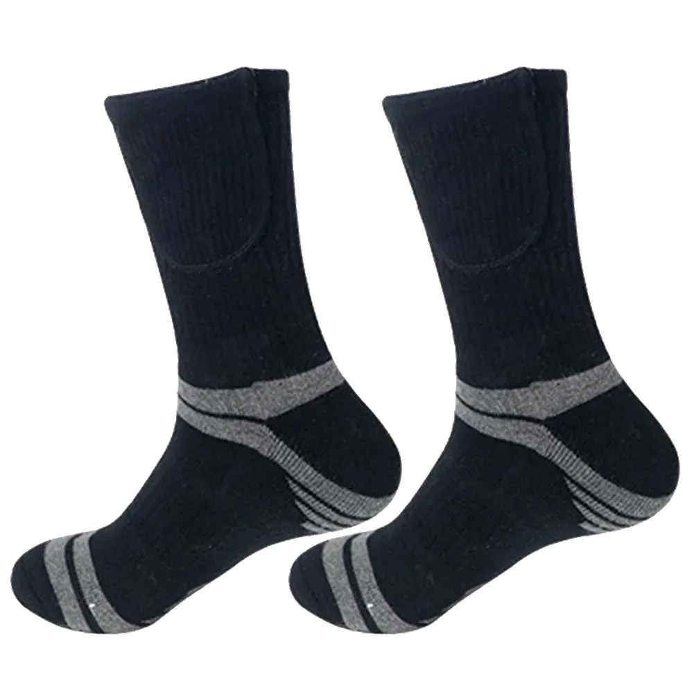 Unisex Thermal Insulated Socks Washable Rechargeable Heated Socks Elastic Thickened for Outdoor Sports Skiing Sport Thermal Sock