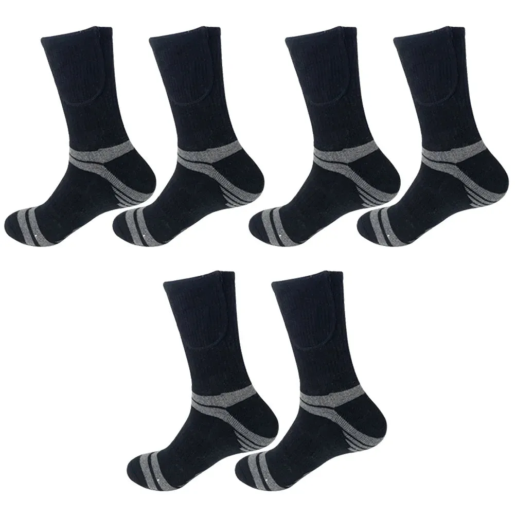 Unisex Thermal Insulated Socks Washable Rechargeable Heated Socks Elastic Thickened for Outdoor Sports Skiing Sport Thermal Sock