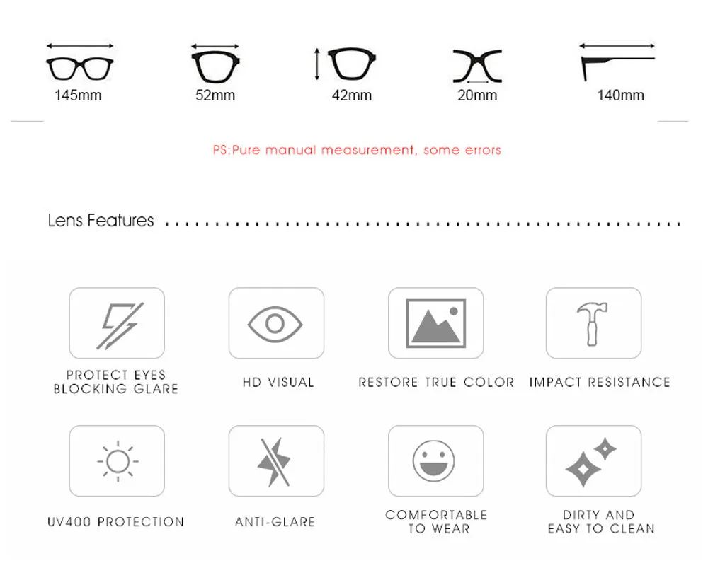 UV400 Unisex Sunglasses