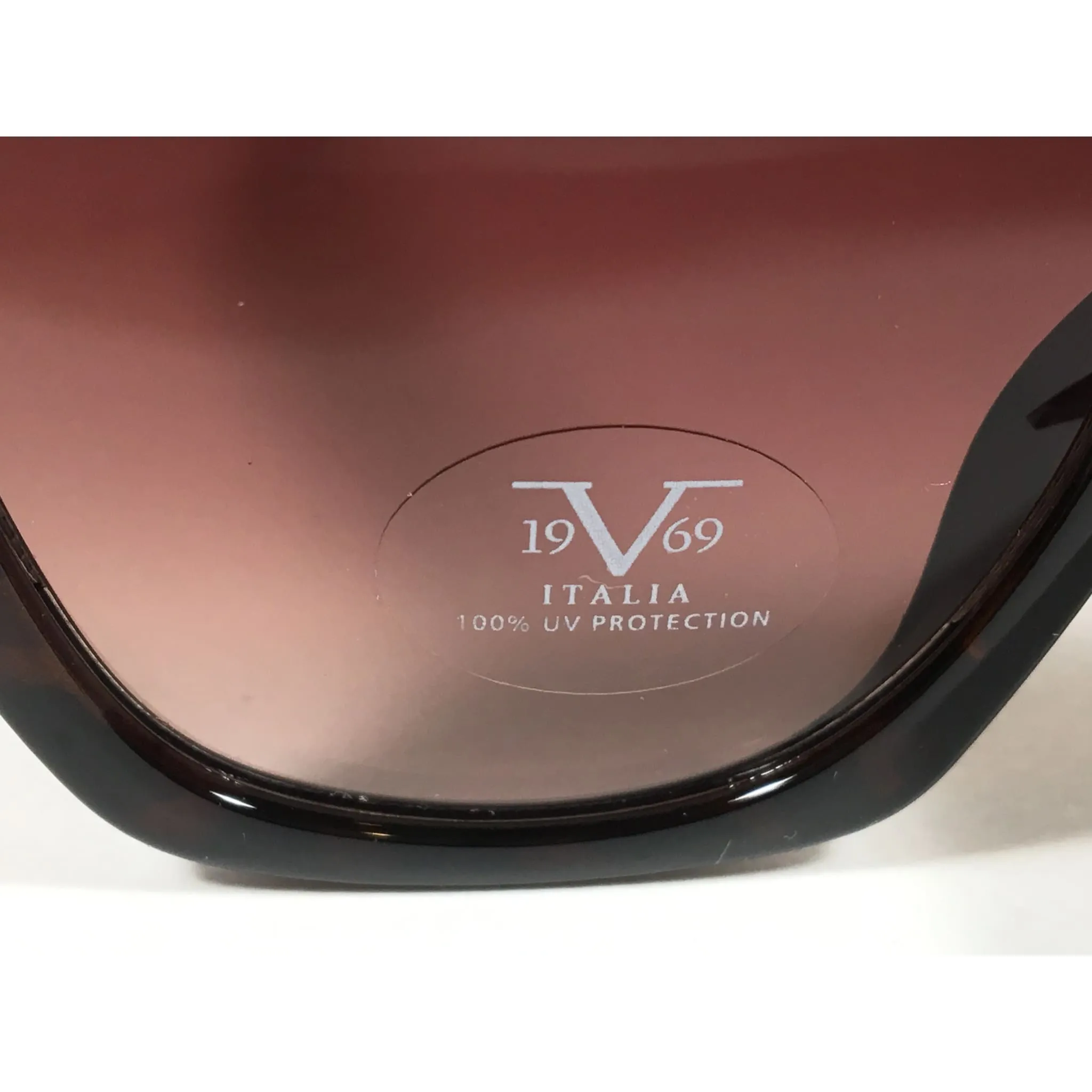 Versace 19V69 Italia Enza Square Sunglasses Brown Tortoise Brown Gradient Lens