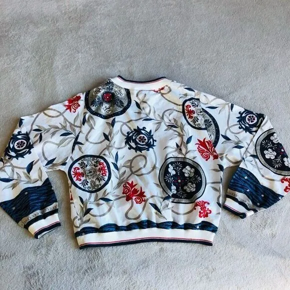 Vintage Marcia Silky V-Neck Sweater Blouse