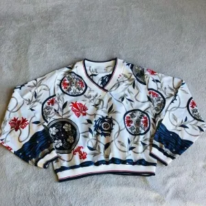 Vintage Marcia Silky V-Neck Sweater Blouse