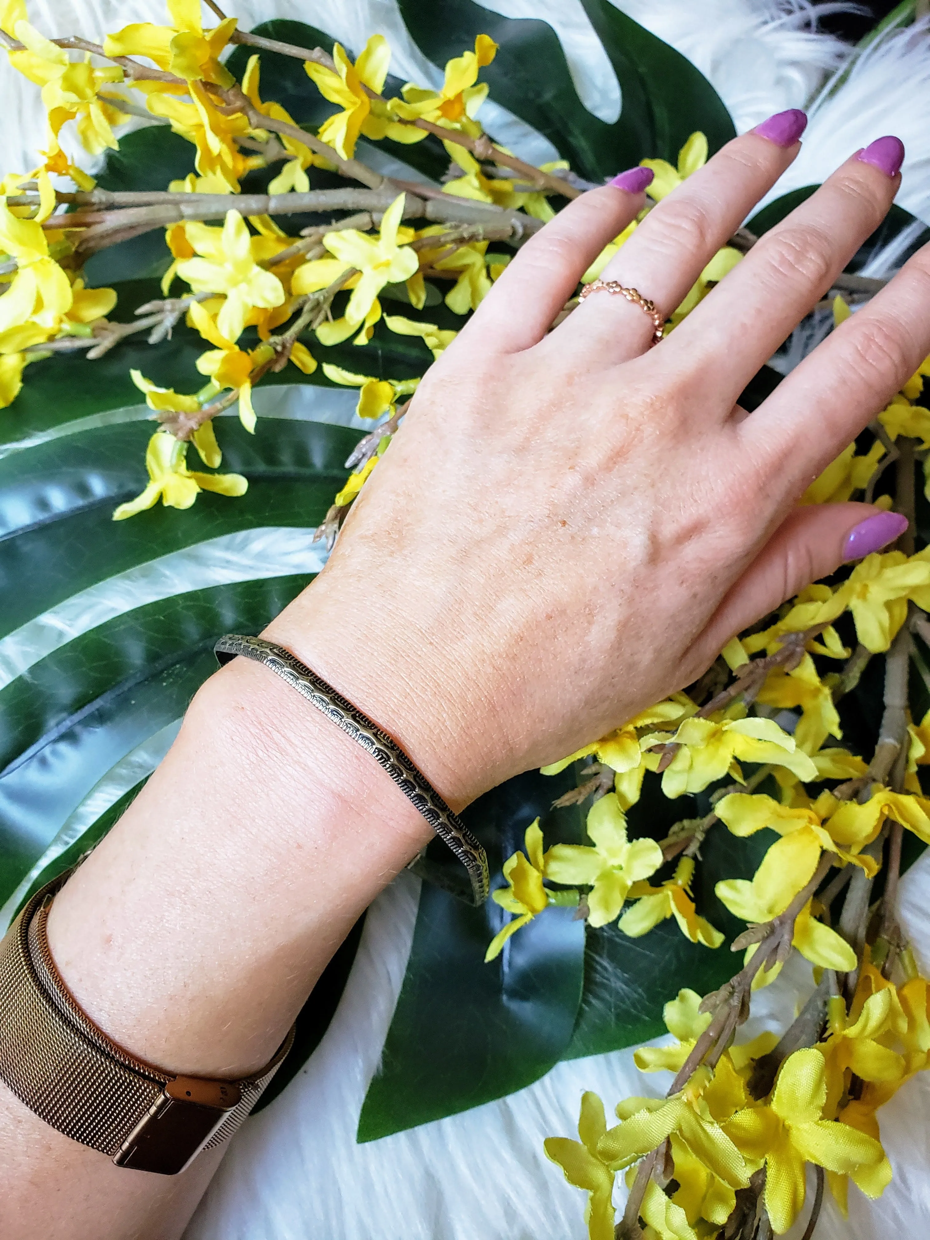 Vintage - Octagon Bangle