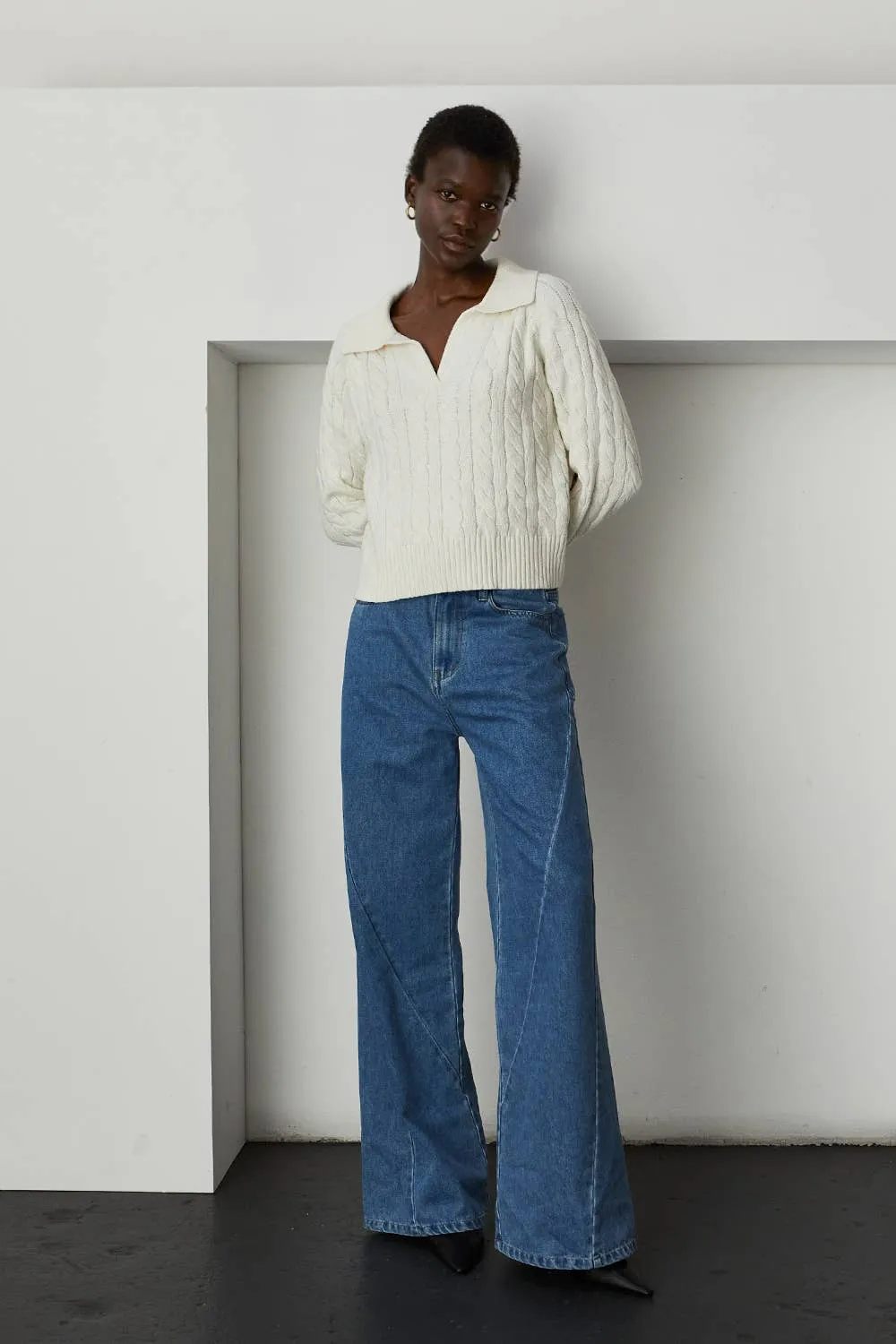 Vivian Cable Knit Sweater