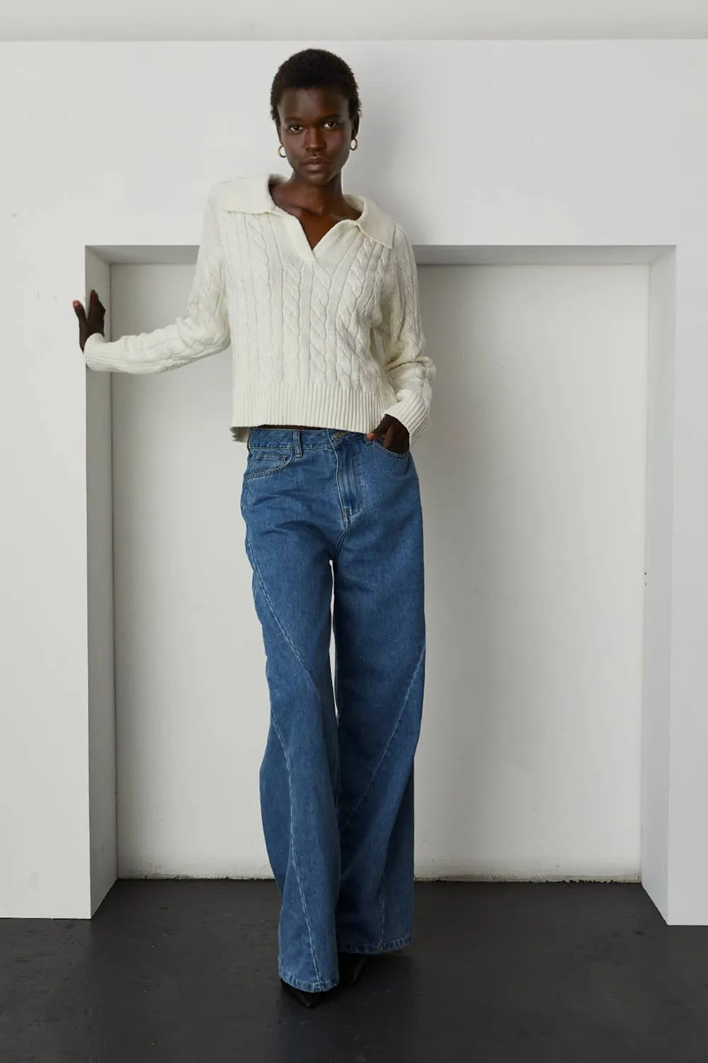 Vivian Cable Knit Sweater