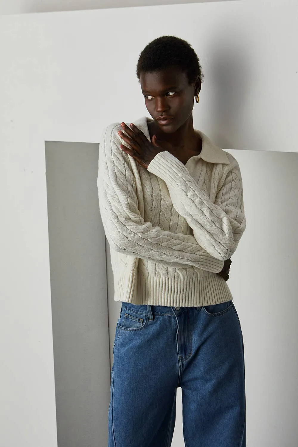 Vivian Cable Knit Sweater