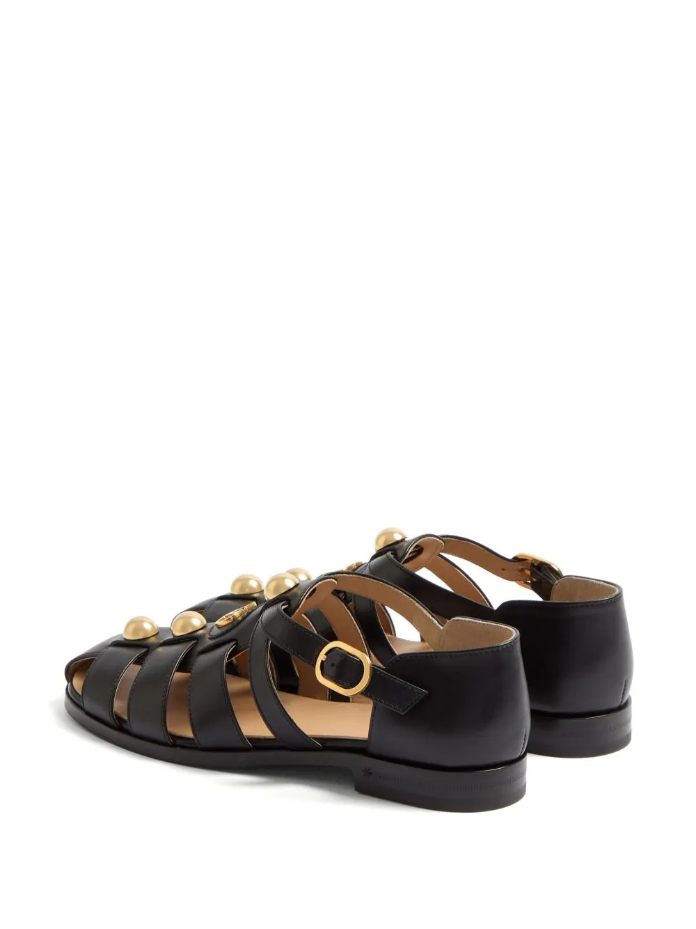 Vlogo signature leather sandals