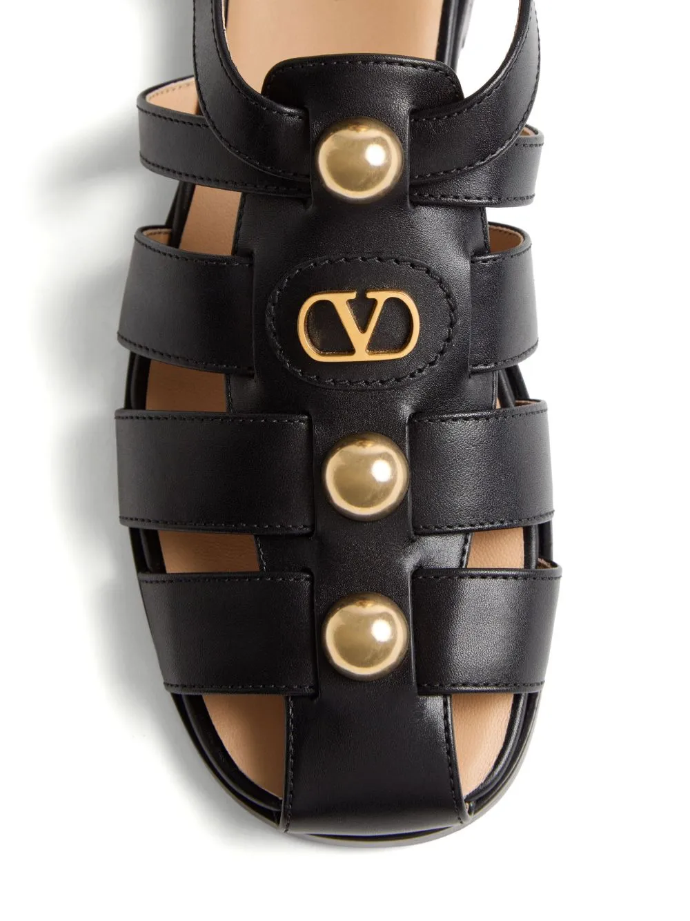 Vlogo signature leather sandals