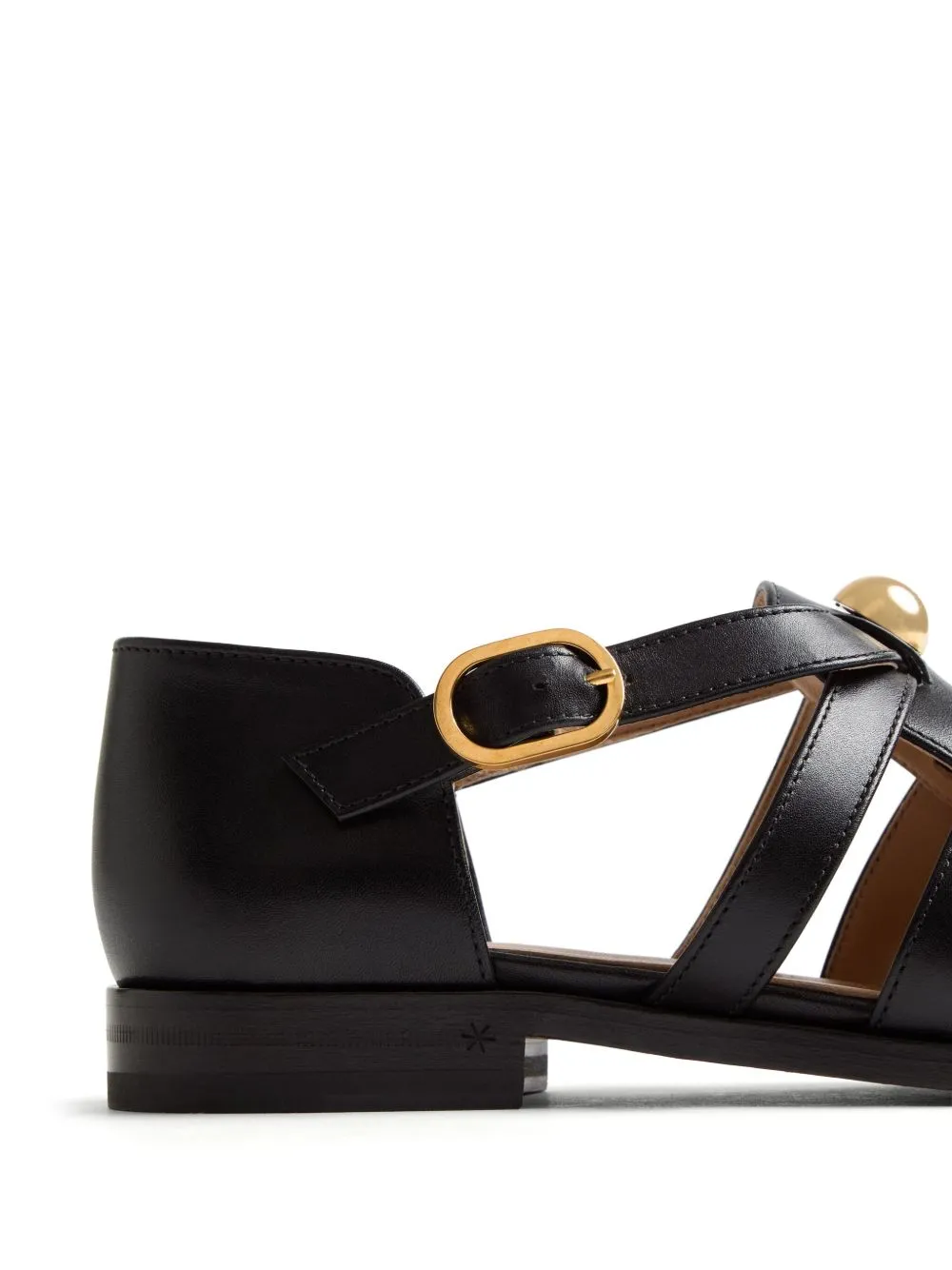 Vlogo signature leather sandals