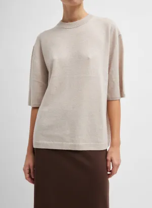 Washable Cashmere Oversized Easy T-Shirt
